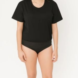 Smash + Tess T-Shirt Bodysuit in Midnight Black